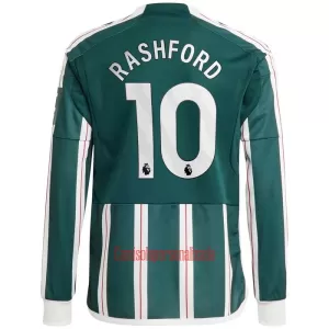 Camisolas Manchester United Marcus Rashford 10 Equipamento Alternativo 23/24 Manga Comprida