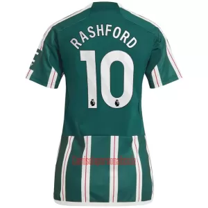 Camisolas Manchester United Marcus Rashford 10 Mulher Equipamento Alternativo 23/24