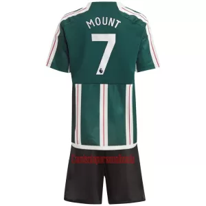 Camisolas Manchester United Mason Mount 7 Criança Equipamento Alternativo 23/24