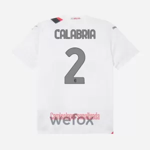Camisolas AC Milan Calabria 2 Criança Equipamento Alternativo 23/24