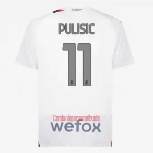 Camisolas AC Milan Christian Pulišić 11 Equipamento Alternativo 23/24 Camisolas AC Milan Christian Pulišić 11 Equipamento Alternativo 23/24