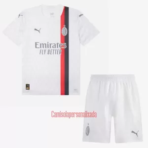 Camisolas AC Milan Criança Equipamento Alternativo 23/24 Camisolas AC Milan Criança Equipamento Alternativo 23/24