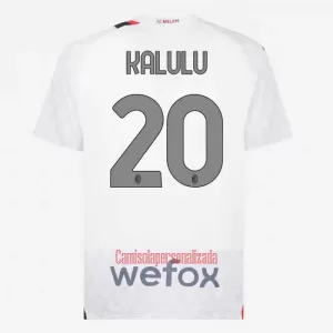 Camisolas AC Milan Kalulu 20 Equipamento Alternativo 23/24 Camisolas AC Milan Kalulu 20 Equipamento Alternativo 23/24