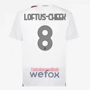 Camisolas AC Milan Loftus-Cheek 8 Equipamento Alternativo 23/24 Camisolas AC Milan Loftus-Cheek 8 Equipamento Alternativo 23/24