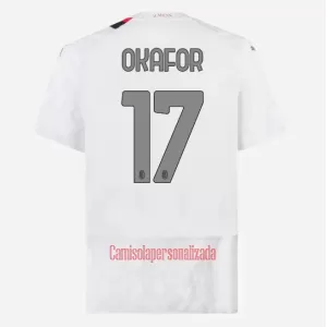Camisolas AC Milan Okafor 17 Equipamento Alternativo 23/24 Camisolas AC Milan Okafor 17 Equipamento Alternativo 23/24