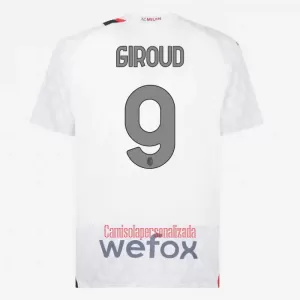 Camisolas AC Milan Olivier Giroud 9 Equipamento Alternativo 23/24 Camisolas AC Milan Olivier Giroud 9 Equipamento Alternativo 23/24