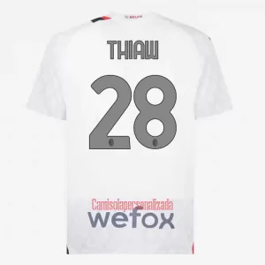 Camisolas AC Milan Thiaw 28 Equipamento Alternativo 23/24 Camisolas AC Milan Thiaw 28 Equipamento Alternativo 23/24