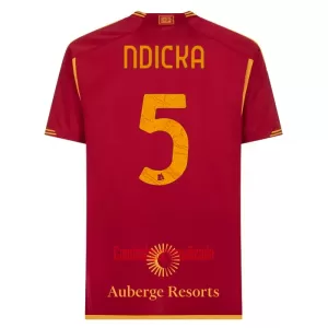Camisolas AS Roma Ndicka 5 Equipamento Principal 23/24