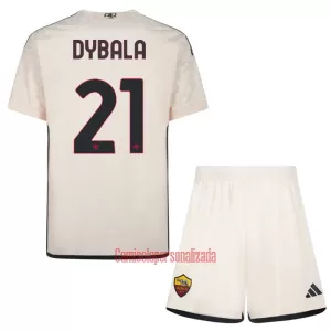 Camisolas AS Roma Paulo Dybala 21 Criança Equipamento Alternativo 23/24 Camisolas AS Roma Paulo Dybala 21 Criança Equipamento Alternativo 23/24