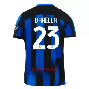 Camisolas Inter Milan Barella 23 Equipamento Principal 23/24 Camisolas Inter Milan Barella 23 Equipamento Principal 23/24