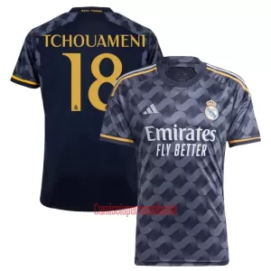 Camisolas Real Madrid Aurélien Tchouaméni 18 Equipamento Alternativo 23/24 Camisolas Real Madrid Aurélien Tchouaméni 18 Equipamento Alternativo 23/24