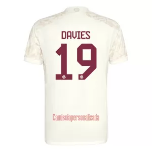 Camisolas FC Bayern de Munique Alphonso Davies 19 Equipamento Terceiro 23/24