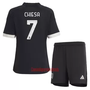 Camisolas Juventus Federico Chiesa 7 Criança Equipamento Terceiro 23/24