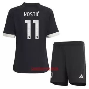 Camisolas Juventus Kostic 11 Criança Equipamento Terceiro 23/24