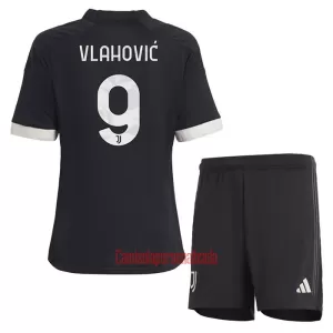 Camisolas Juventus Vlahovic 9 Criança Equipamento Terceiro 23/24