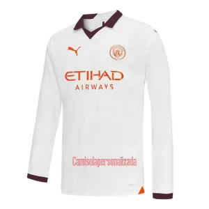 Camisolas Manchester City Equipamento Alternativo 23/24 Manga Comprida Camisolas Manchester City Equipamento Alternativo 23/24 Manga Comprida