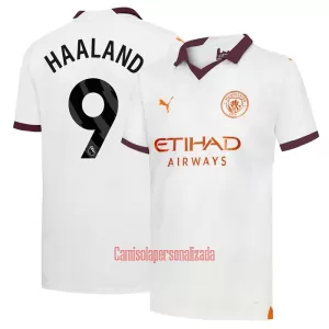 Camisolas Manchester City Erling Haaland 9 Equipamento Alternativo 23/24 Camisolas Manchester City Erling Haaland 9 Equipamento Alternativo 23/24