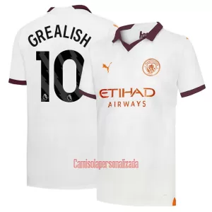 Camisolas Manchester City Jack Grealish 10 Equipamento Alternativo 23/24 Camisolas Manchester City Jack Grealish 10 Equipamento Alternativo 23/24