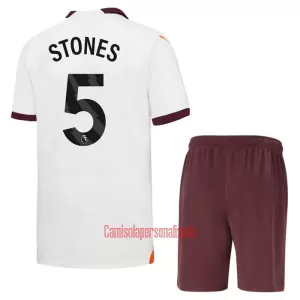 Camisolas Manchester City John Stones 5 Criança Equipamento Alternativo 23/24 Camisolas Manchester City John Stones 5 Criança Equipamento Alternativo 23/24