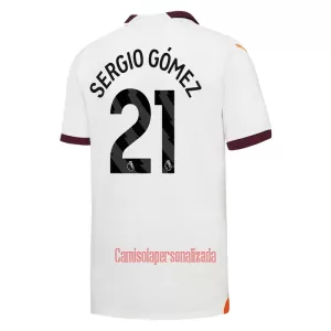 Camisolas Manchester City Sergio Gomez 21 Equipamento Alternativo 23/24 Camisolas Manchester City Sergio Gomez 21 Equipamento Alternativo 23/24