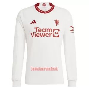Camisolas Manchester United Equipamento Terceiro 23/24 Manga Comprida