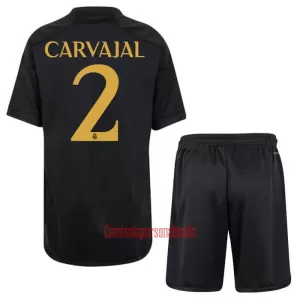 Camisolas Real Madrid Carvajal 2 Criança Equipamento Terceiro 23/24 Camisolas Real Madrid Carvajal 2 Criança Equipamento Terceiro 23/24