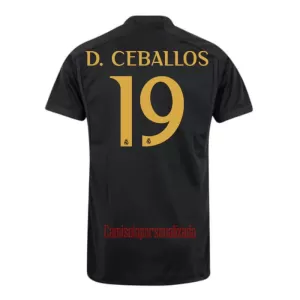 Camisolas Real Madrid D. Ceballos 19 Equipamento Terceiro 23/24 Camisolas Real Madrid D. Ceballos 19 Equipamento Terceiro 23/24