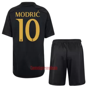 Camisolas Real Madrid Luka Modric 10 Criança Equipamento Terceiro 23/24 Camisolas Real Madrid Luka Modric 10 Criança Equipamento Terceiro 23/24