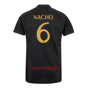 Camisolas Real Madrid Nacho 6 Equipamento Terceiro 23/24 Camisolas Real Madrid Nacho 6 Equipamento Terceiro 23/24