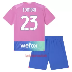 Camisolas AC Milan Fikayo Tomori 23 Criança Equipamento Terceiro 23/24 Camisolas AC Milan Fikayo Tomori 23 Criança Equipamento Terceiro 23/24