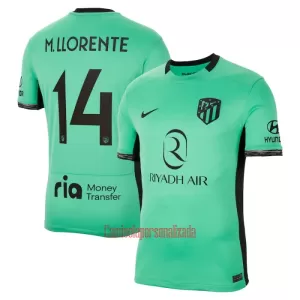 Camisolas Atlético Madrid M. Llorente 14 Equipamento Terceiro 23/24