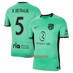 Camisolas Atlético Madrid Rodrigo de Paul 5 Equipamento Terceiro 23/24 Camisolas Atlético Madrid Rodrigo de Paul 5 Equipamento Terceiro 23/24