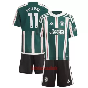 Camisolas Manchester United Rasmus Højlund 11 Criança Equipamento Alternativo 23/24 Camisolas Manchester United Rasmus Højlund 11 Criança Equipamento Alternativo 23/24