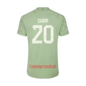 Camisolas FC Bayern de Munique Sarr 20 Criança Equipamento Terceiro 23/24