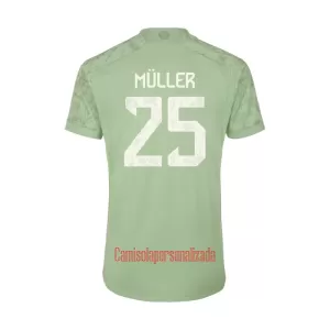 Camisolas FC Bayern de Munique Thomas Müller 25 Criança Equipamento Terceiro 23/24