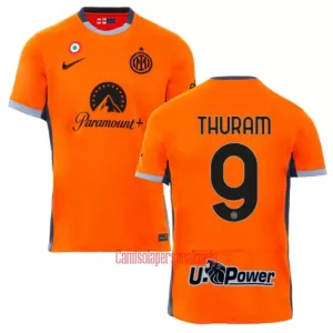 Camisolas Inter Milan Thuram 9 Equipamento Terceiro 23/24 Camisolas Inter Milan Thuram 9 Equipamento Terceiro 23/24
