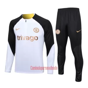 Chelsea Conjunto de Moletom de Treino 23/24 Branco