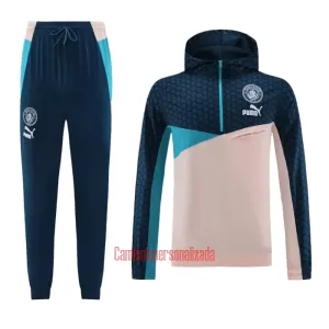 Manchester City Capuz Conjunto de Moletom de Treino 23/24 Creme Manchester City Capuz Conjunto de Moletom de Treino 23/24 Creme