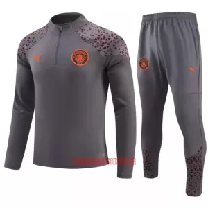 Manchester City Conjunto de Moletom de Treino 23/24 Cinza Manchester City Conjunto de Moletom de Treino 23/24 Cinza