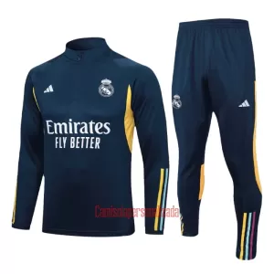 Real Madrid Conjunto de Moletom de Treino 23/24 Frota Real Madrid Conjunto de Moletom de Treino 23/24 Frota