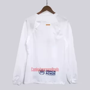 Camisolas FC Barcelona Equipamento Alternativo 23/24 Manga Comprida
