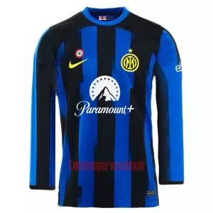 Camisolas Inter Milan Equipamento Principal 23/24 Manga Comprida Camisolas Inter Milan Equipamento Principal 23/24 Manga Comprida