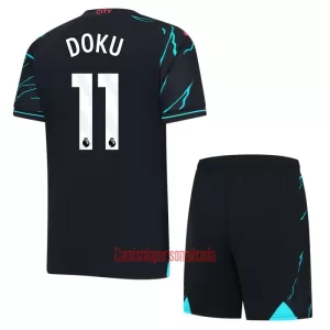 Camisolas Manchester City Jérémy Doku 11 Criança Equipamento Terceiro 23/24 Camisolas Manchester City Jérémy Doku 11 Criança Equipamento Terceiro 23/24