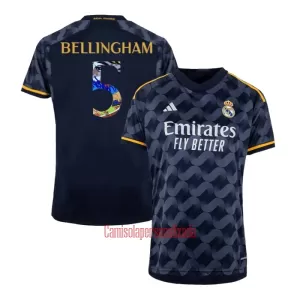 Camisolas Real Madrid Jude Bellingham 5 Equipamento Alternativo 23/24 Camisolas Real Madrid Jude Bellingham 5 Equipamento Alternativo 23/24