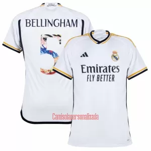 Camisolas Real Madrid Jude Bellingham 5 Equipamento Principal 23/24 Camisolas Real Madrid Jude Bellingham 5 Equipamento Principal 23/24