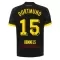 Camisolas Borussia Dortmund Mats Hummels 15 Equipamento Alternativo 23/24