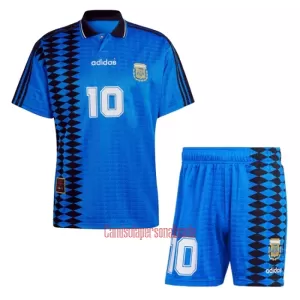 Camisolas Argentina 10 Criança Equipamento Alternativo Retro 1994 Camisolas Argentina 10 Criança Equipamento Alternativo Retro 1994