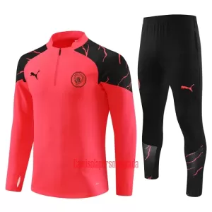 Manchester City Conjunto de Moletom de Treino Criança 23/24 Vermelho Manchester City Conjunto de Moletom de Treino Criança 23/24 Vermelho