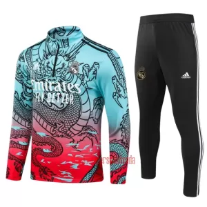 Real Madrid Conjunto de Moletom de Treino 23/24 Dragon Azul Real Madrid Conjunto de Moletom de Treino 23/24 Dragon Azul