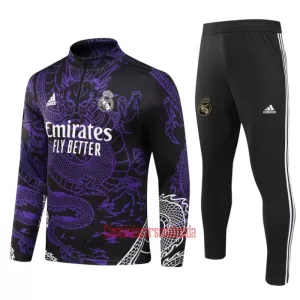 Real Madrid Conjunto de Moletom de Treino 23/24 Dragon Tolet Real Madrid Conjunto de Moletom de Treino 23/24 Dragon Tolet
